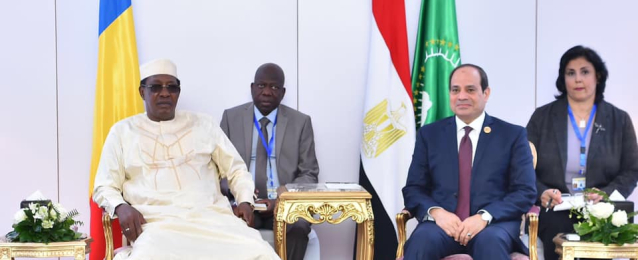 السيسي يؤكد استعداد مصر لتعزيز التعاون مع الجانب التشادي