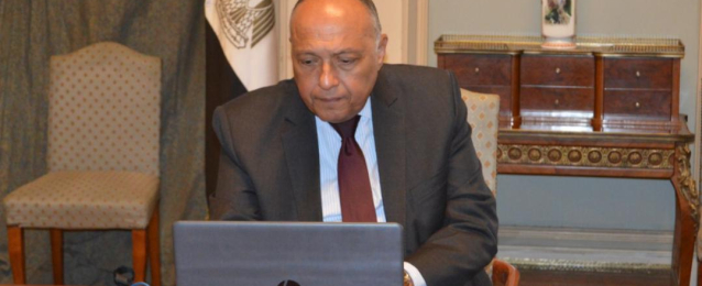 وزير الخارجية يبحث التعاون والتنسيق الثلاثي مع وزيريّ خارجية الأردن والعراق