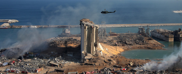قائد أمريكي: واشنطن تساعد في إعادة تأهيل القاعدة البحرية في مرفأ بيروت