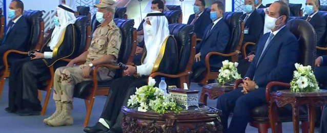 الرئيس عبد الفتاح السيسي يرحب بالوفد السعودي والمشاركين خلال افتتاح جامعة الملك سلمان بشرم الشيخ