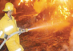 حريق هائل فى 9 منازل و11 حوشا فى سوهاج