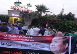 11 مؤتمرا ومسيرة مؤيدة السيسي بالمنوفية