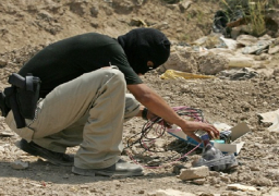 إحباط محاولة تفجير عبوة ناسفة بالشيخ زويد