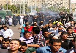 الأمن يمنع طلاب الاخوان من قطع الطريق أمام المدينة الجامعية بجامعة الأزهر