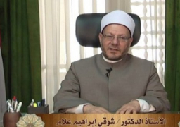 مفتى الجمهورية: تنصيب السيسى رئيسا تتويج لإرادة المصريين