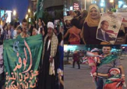 حزب الوفد ببني سويف ينظم فعالية شعبية لتأييد السيسي بميدان الزراعيين