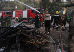 قوات الحماية المدنية بالجيزة تتمكن من السيطرة على حريق بحديقة الحيوان