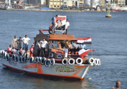 مواصلة الدعاية البحرية للسيسي علي سواحل الإسكندرية