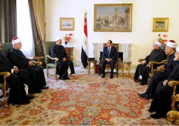 السيسى يستقبل شيخ الازهر ويؤكد على نشر تعاليم الاسلام الصحيحة