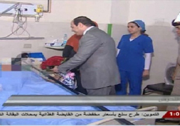 السيسي يزور ضحية التحرش بميدان التحرير