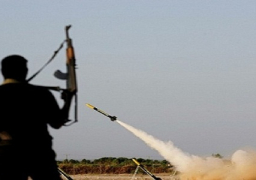 الرئاسة الفلسطينية تدين اطلاق صواريخ من قطاع غزة على اسرائيل