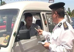 ضبط 11 ألفا و212 مخالفة مرورية فى حملات بسبع محافظات