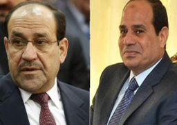 السيسي يستعرض هاتفيًا مع المالكي التطورات السياسية والأمنية الأخيرة فى العراق