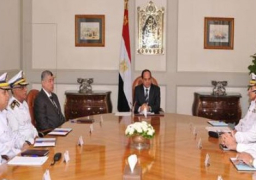 السيسى يوجه بوضع استراتيجية شاملة لمواجهة التحديات الأمنية