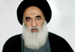 السيستاني يحث مؤسسات محلية ودولية على مساعدة النازحين بالعراق