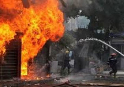 السيطرة على حريق شب بشركة لصناعة الورق بمدينة العبور