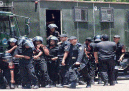 انقلاب سيارة أمن مركزى على الطريق الدولى.. وإصابة ضابط و6 جنود في دمياط