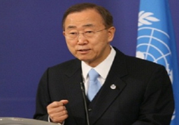 بان كي مون يدعو اسرائيل وحماس الى وقف اطلاق النار