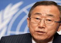بان كي مون يدعو الى “هدنة انسانية” في غزة