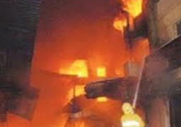 مصرع طفل وإصابة شقيقه ووالدتهما في حريق بشقة سكنية بالقليوبية