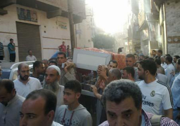 تشييع جنازة الفنان سعيد صالح بمسقط رأسه بالمنوفية بحضور زوجته ونجلته