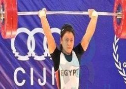 سارة تبهر العالم وتفوز بذهبية الأثقال..وأحمد يحصد فضية الرماية بأولمبياد الصين