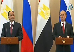 بوتين: مصر وروسيا اتفقتا على التعاون فى مجال الطاقة النووية السلمية