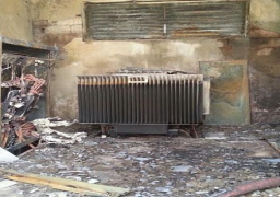 مجهولون يشعلون النار فى غرفة لصيانة خطوط الكهرباء بسوهاج