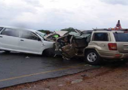 مصرع اثنين فى حادث تصادم على الطريق الدولى الساحلى بالبحيرة