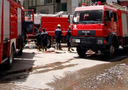 حريق هائل يلتهم 50 محلًا بممر الراعي الصالح بشبرا