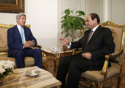 الرئيس السيسي يستقبل وزير الخارجية الأمريكي جون كيري