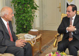 السيسي يجتمع بـفاروق الباز لبحث مشروع ممر التنمية