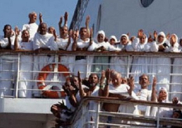 2355 حاجا يغادرون ميناء نويبع متجهين إلى الأراضى السعودية