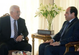 السيسي وعباس يبحثان فى نيويورك سبل تثبيت وقف اطلاق النار في غزة