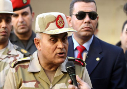 الفريق أول صدقى صبحى يتفقد عناصر القوات المسلحة والشرطة بسيناء