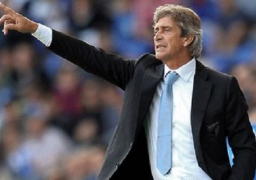 المدرب بليجريني يعود من الايقاف لقيادة مانشستر سيتي أمام روما