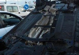 إصابة ضابط و6 مجندين في انقلاب مدرعة شرطة بالزعفرانة