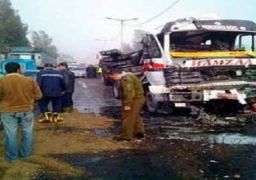 أهالي ضحايا حادث أسوان يطالبون محافظ الفيوم بنقل الجثث بطائرة خاصة