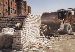 إزالة تعديات على 105 آلاف متر أملاك دولة بـ “زهراء المعادي”