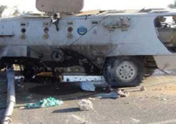 المتحدث العسكري: استشهاد ستة من رجال الجيش وإصابة اثنين في انفجار مركبة في سيناء