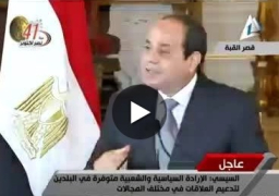 السيسي يعلن رفع مستوى التعاون مع السودان