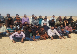 القوات المسلحة تقوم بحملة لمكافحة التهريب ووتسلل الافراد بمدينة رفح