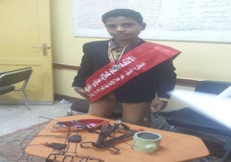 ابتكر”مركب يولد الكهرباء” و”كباش القصب”.. مخترع قنا الصغير: نفسي أبقى ضابط جيش وأكمل أبحاثي