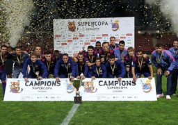 برشلونة يتوج بالنسخة الأولى من كأس السوبر الكاتالوني