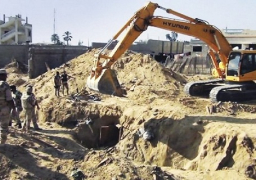 تدمير 1813 نفقا على الحدود برفح مع غزة