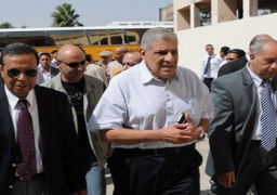 محلب ووزراء الإسكان والتنمية المحلية يفتتحون محطة مياه بلبيس بالشرقية