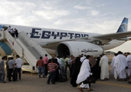 “مصر للطيران” تسير 19 رحلة جوية لنقل 4800 حاج من المدينة وجدة