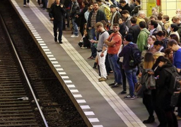 اضراب تاريخي يعرقل خطوط السكك الحديد في المانيا