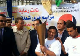 وزير الإسكان ومحافظ الغربية يشهدان مراسم مرور شعلة الألعاب الأولمبية الثامنة بالمحافظة