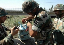 الجيش اللبنانى يفكك عبوة ناسفة فى عرسال